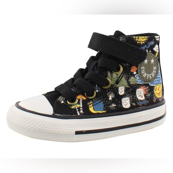 Camp Converse Chuck Taylor All Star High Top Sneakers Toddler Baby 5c Graphic - Picture 2 of 9